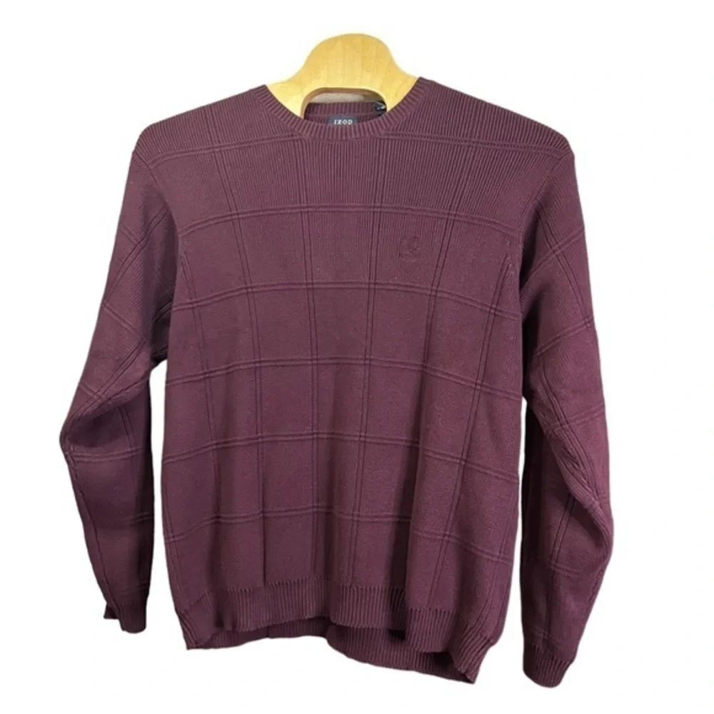 Izod Men’s Pullover Crewneck Sweater‎ Wine Tasting Size 2XL NEW